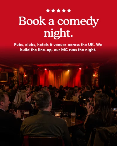 Book a comedy night at your venue